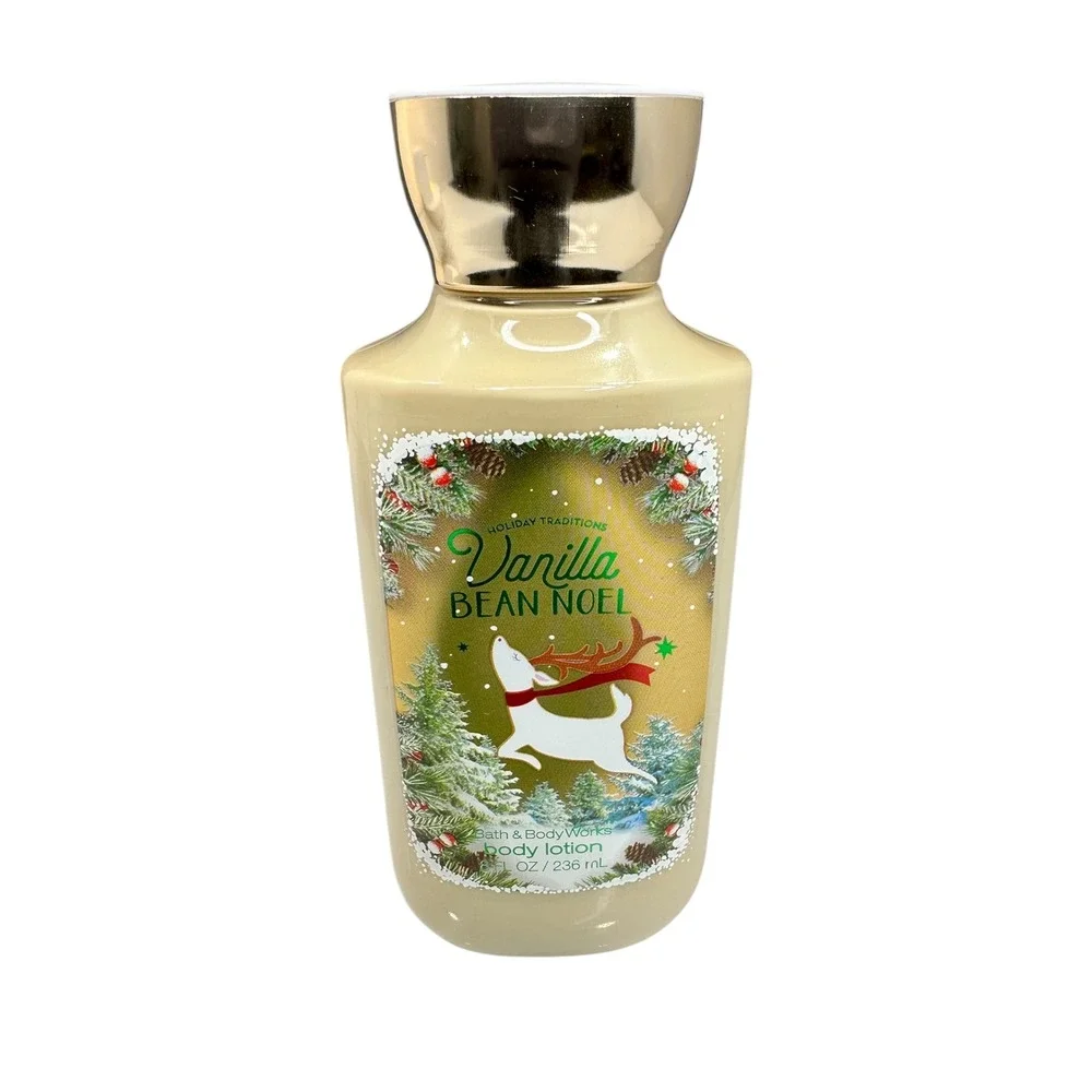 Bath & Body Works Vanilla Bean‎ Noel Body Lotion Holiday Traditions 8 oz